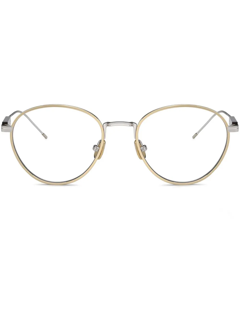 Brunello Cucinelli round-frame glasses | Gold | Image 1