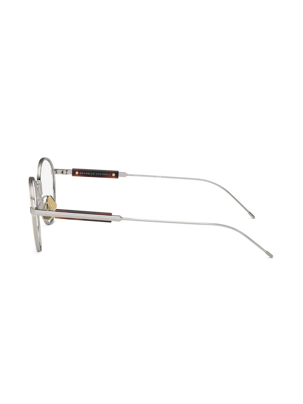  Brunello Cucinelli Round-frame Glasses - Gold 