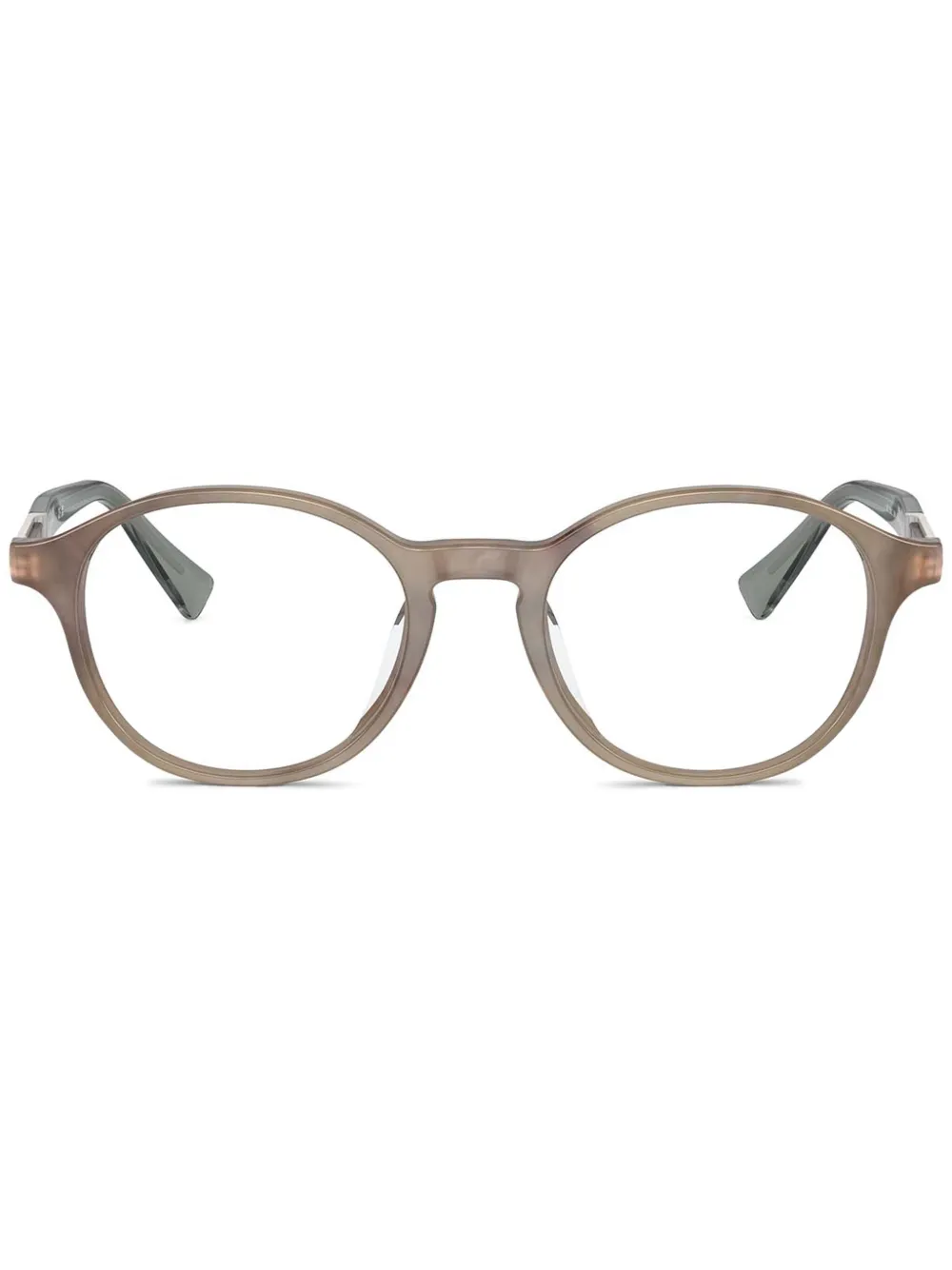Brunello Cucinelli round-frame glasses | Brown | Image 1