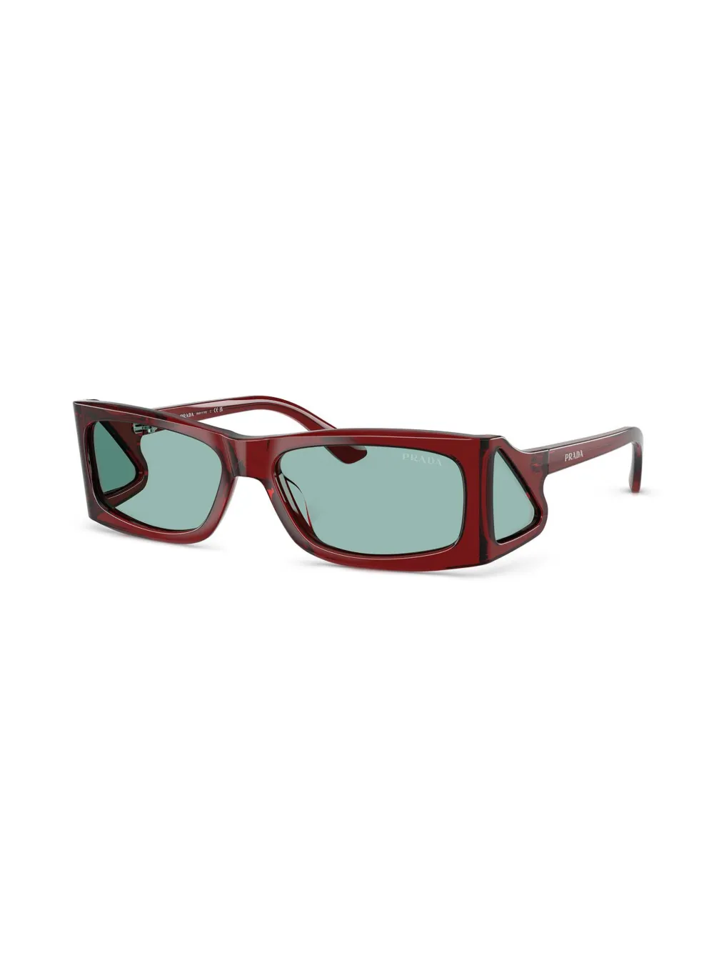 Prada Eyewear Runway zonnebril met getinte glazen - Bruin