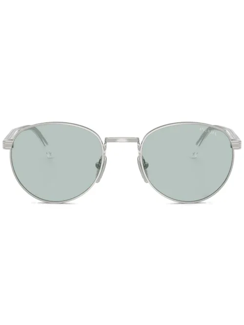 Lunettes de soleil à monture ronde - Prada Eyewear - Modalova