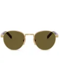 Prada Eyewear round-frame sunglasses - Gold