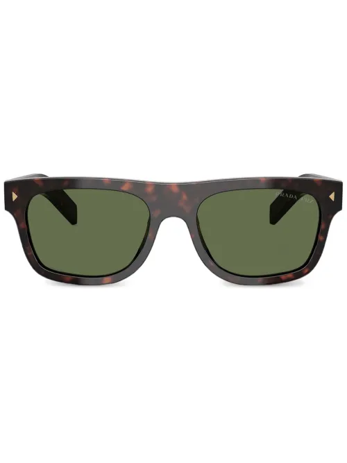 Lunettes de soleil à plaque métallique - Prada Eyewear - Modalova