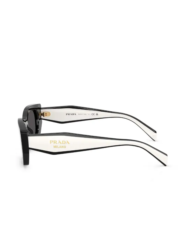 【PRADA】 Rectangle-frame sunglasses サングラス PRADA EYEWEAR Rectangular-frame acetate sunglasses | NET-A