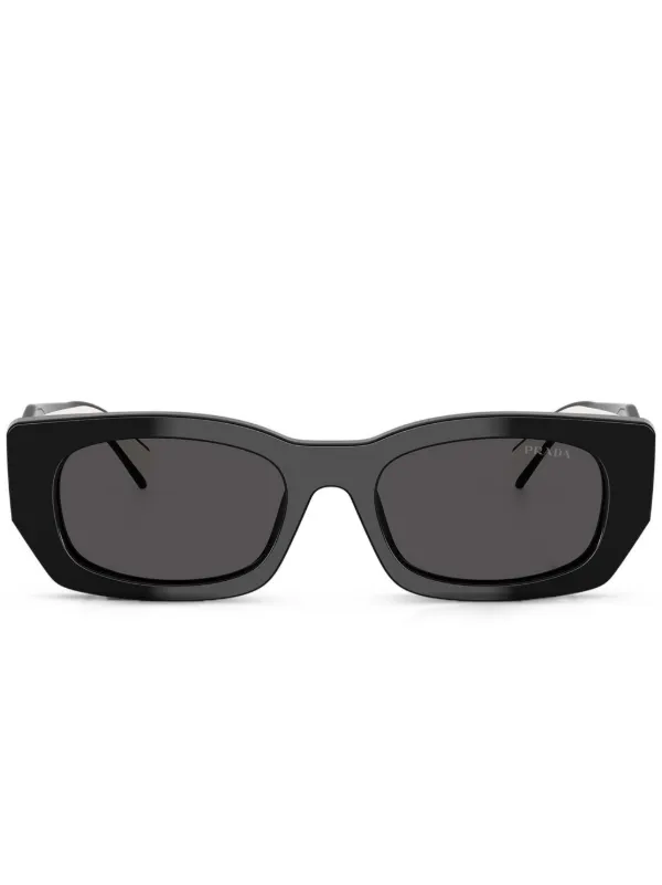 【PRADA】 Rectangle-frame sunglasses サングラス Prada Eyewear rectangle-frame Sunglasses | Grey | FARFETCH