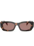 Prada Eyewear Symbole sunglasses - Brown