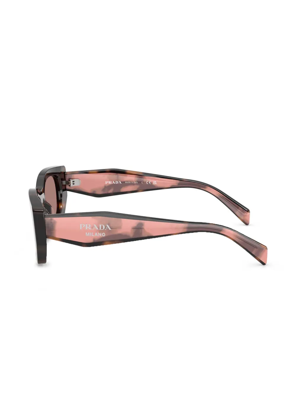 Prada Eyewear Zonnebril Bruin
