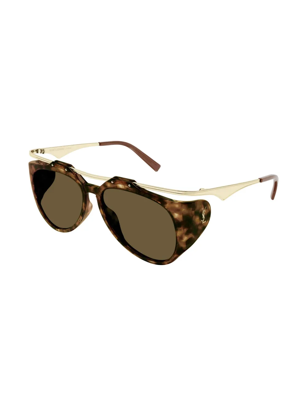 Saint Laurent Eyewear Amelia zonnebril Bruin