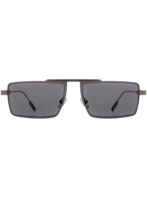 Zegna lentes de sol con armazón rectangular