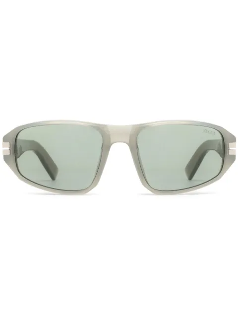 Zegna lentes de sol con armazón ovalada