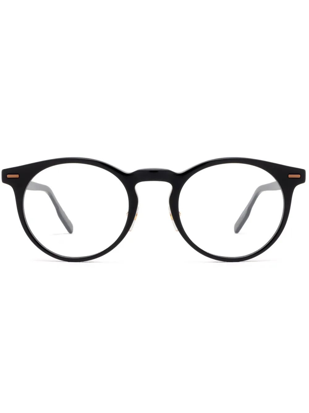 Zegna round-frame glasses | Black | Image 1