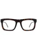 Zegna square-frame glasses - Brown