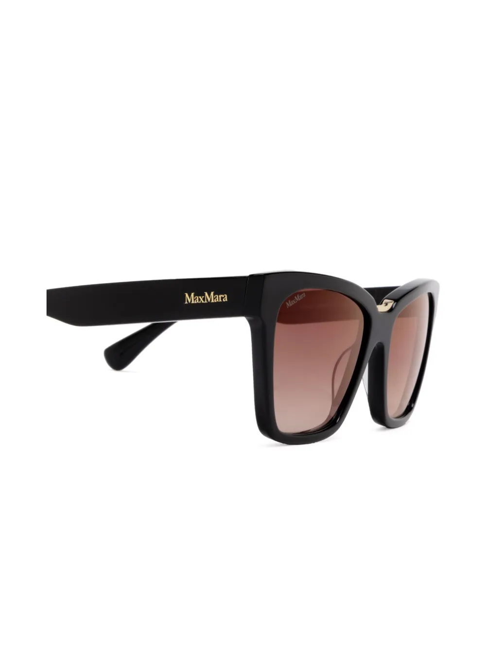 Max Mara Eyewear Zonnebril met vierkant montuur Zwart