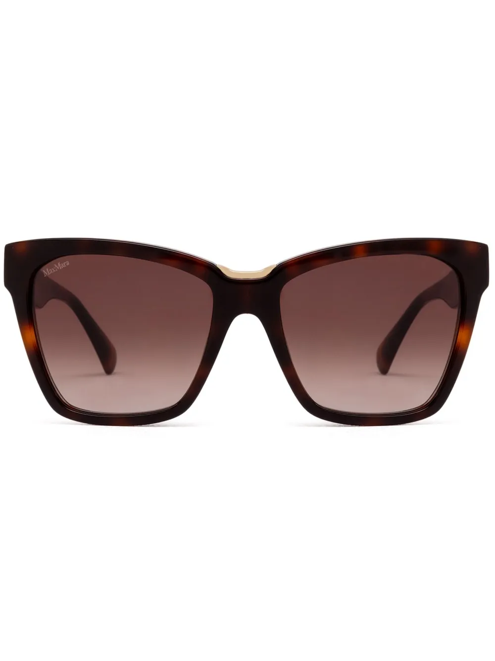 Max Mara Eyewear SPARK3 zonnebril met vierkant montuur Bruin