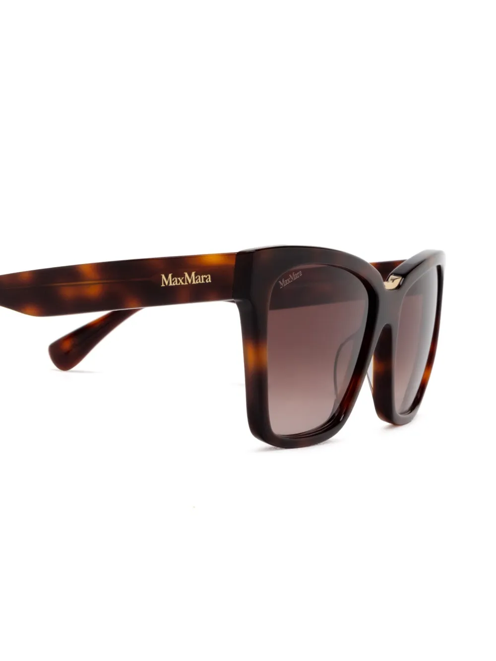 Max Mara Eyewear SPARK3 zonnebril met vierkant montuur Bruin