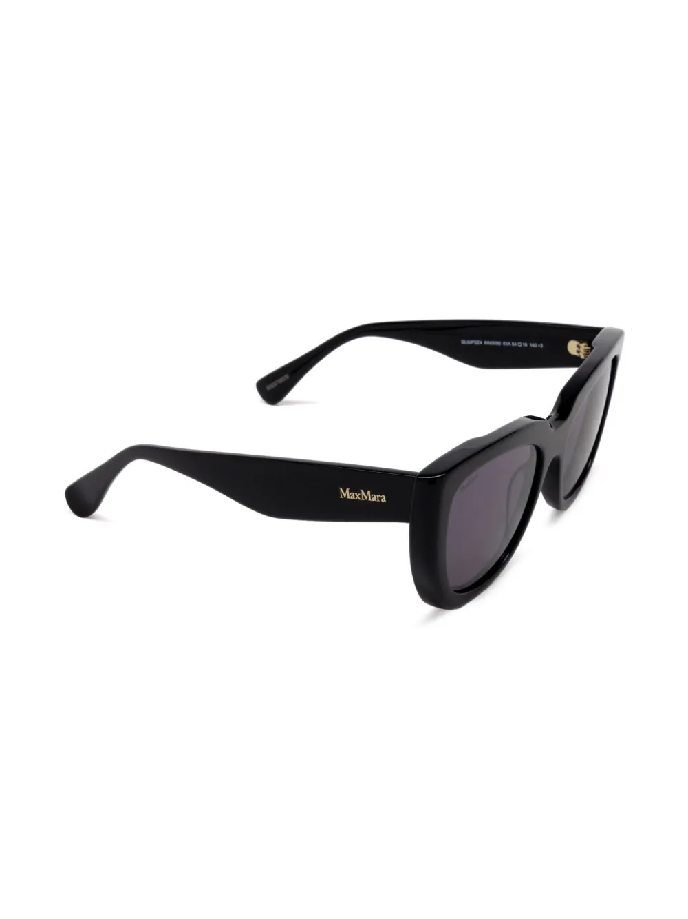 Max Mara Eyewear GLIMPSE4 zonnebril met cat-eye montuur - Zwart