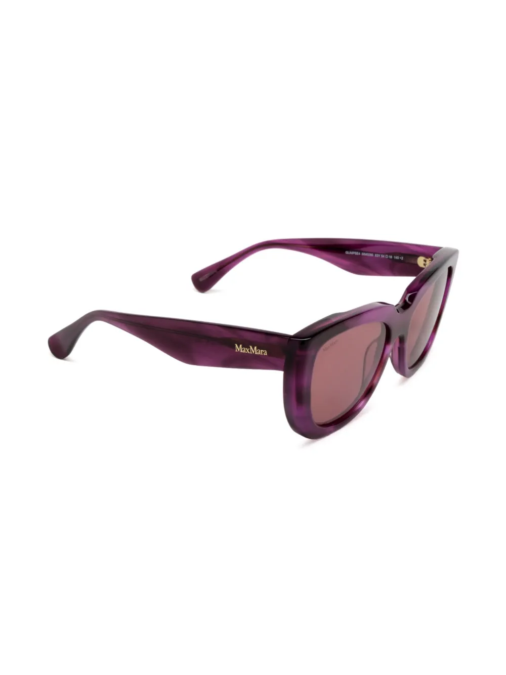 Max Mara Eyewear GLIMPSE4 zonnebril met cat-eye montuur - Roze