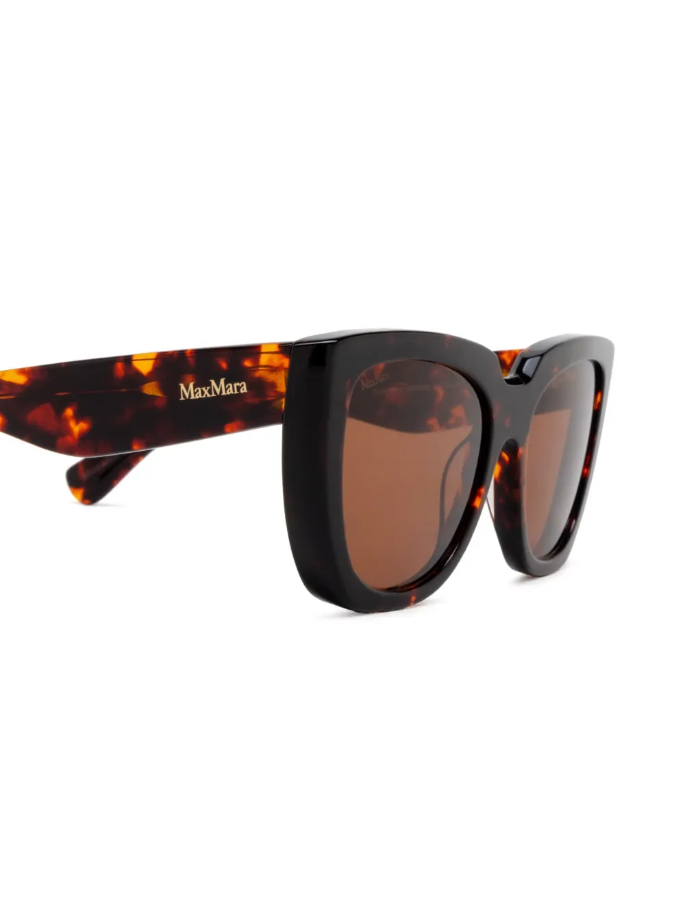 Max Mara Eyewear GLIMPSE4 zonnebril met cat-eye montuur Bruin