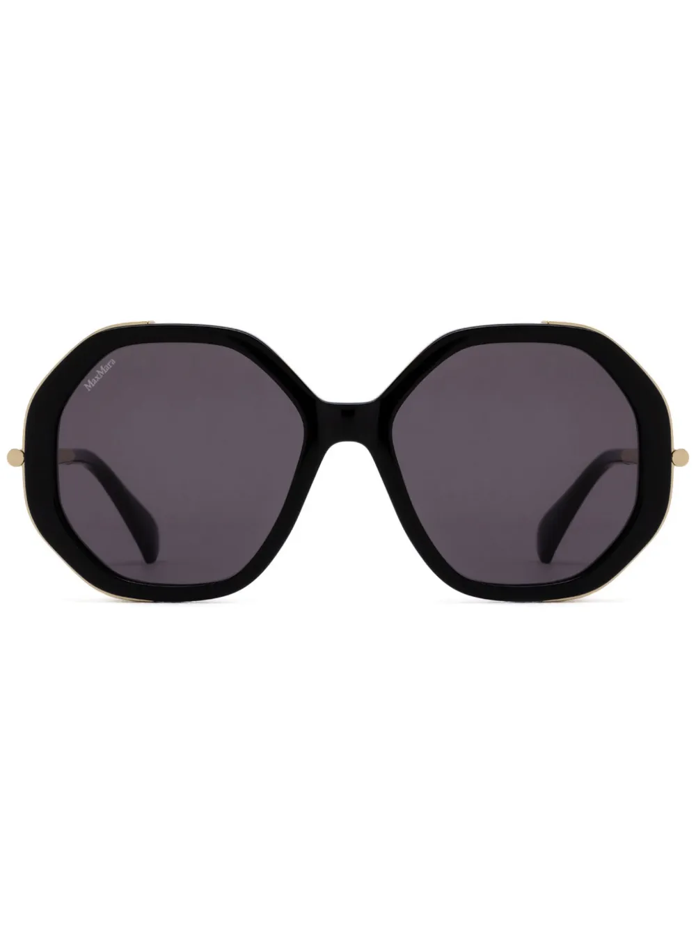 Max Mara Eyewear geometric-frame sunglasses | Black | Image 1