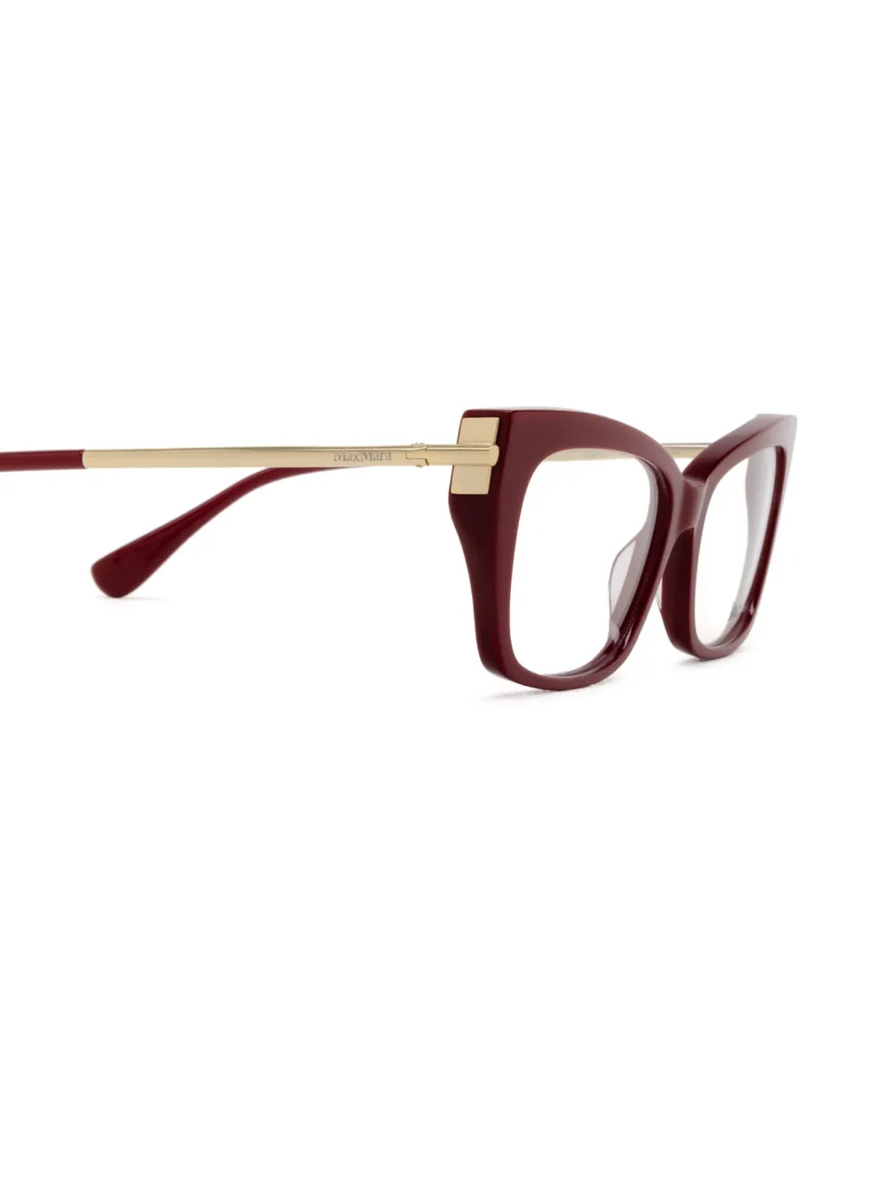 Max Mara Eyewear Cat-eye Glasses In 红色