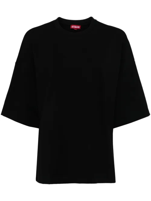T-shirt à ourlet droit - STAUD - Modalova