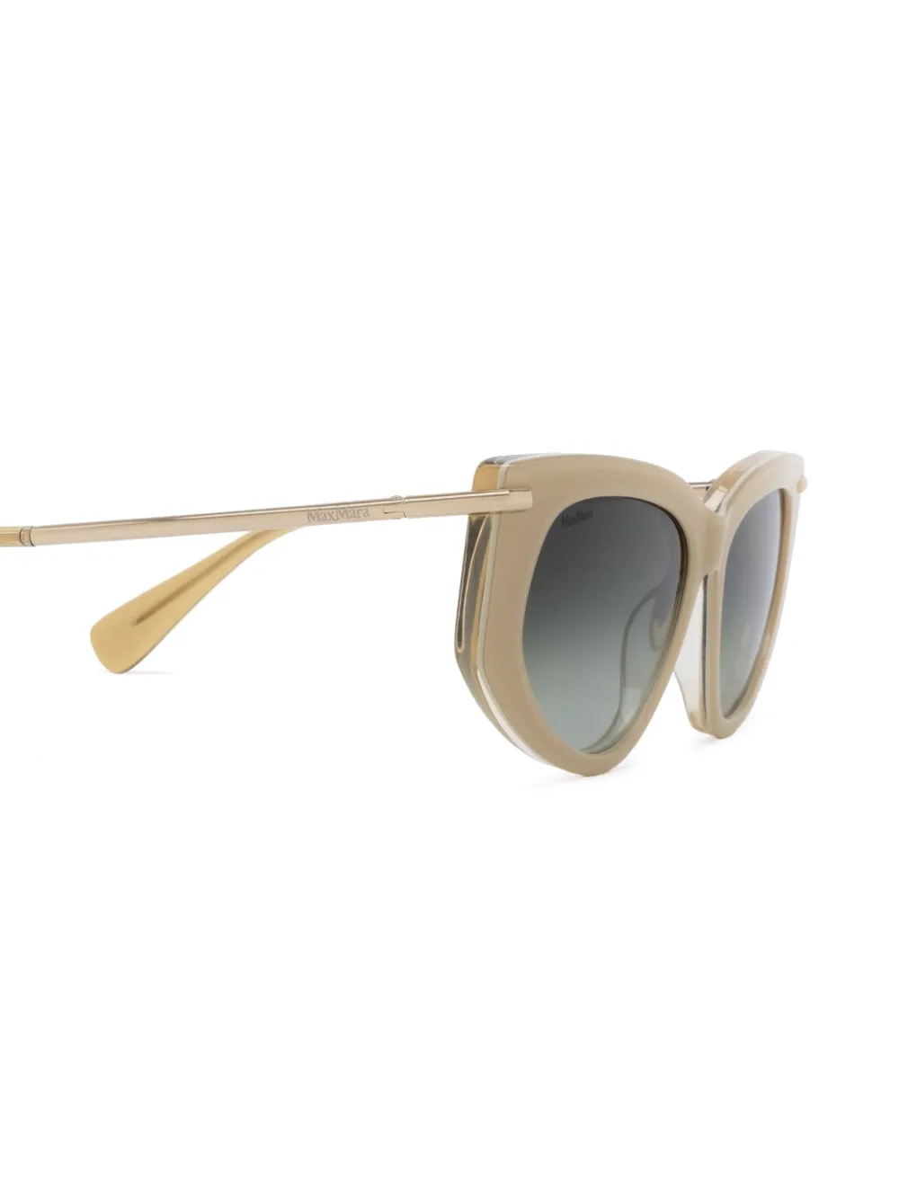Max Mara Eyewear Beth zonnebril Wit