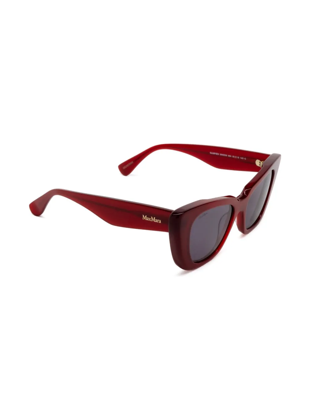 Max Mara Eyewear Glimpse zonnebril - Rood