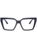 Jimmy Choo Eyewear geometric-frame glasses - Blue