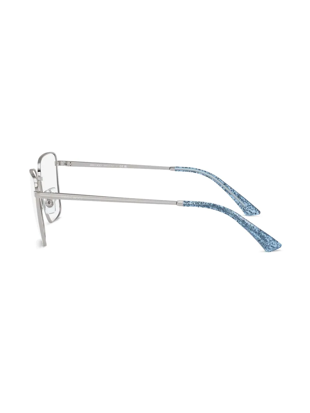 Jimmy Choo Eyewear Bril met rechthoekig montuur Zilver