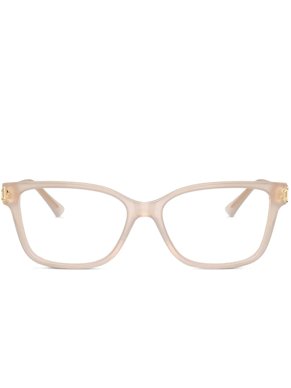 Jimmy Choo Eyewear rectangle-frame glasses | Neutrals | Image 1