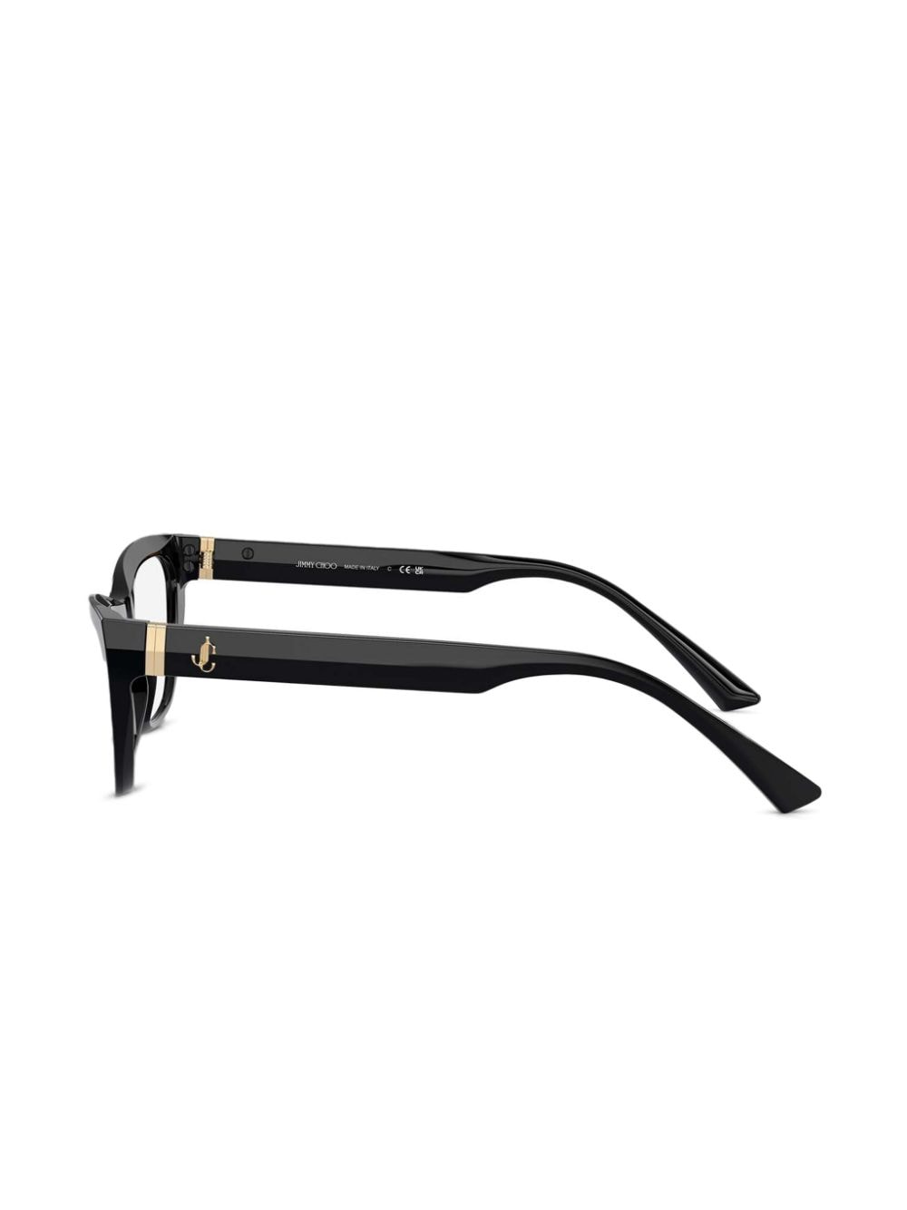 Shop Jimmy Choo Cat-eye Frame Glasses In Schwarz