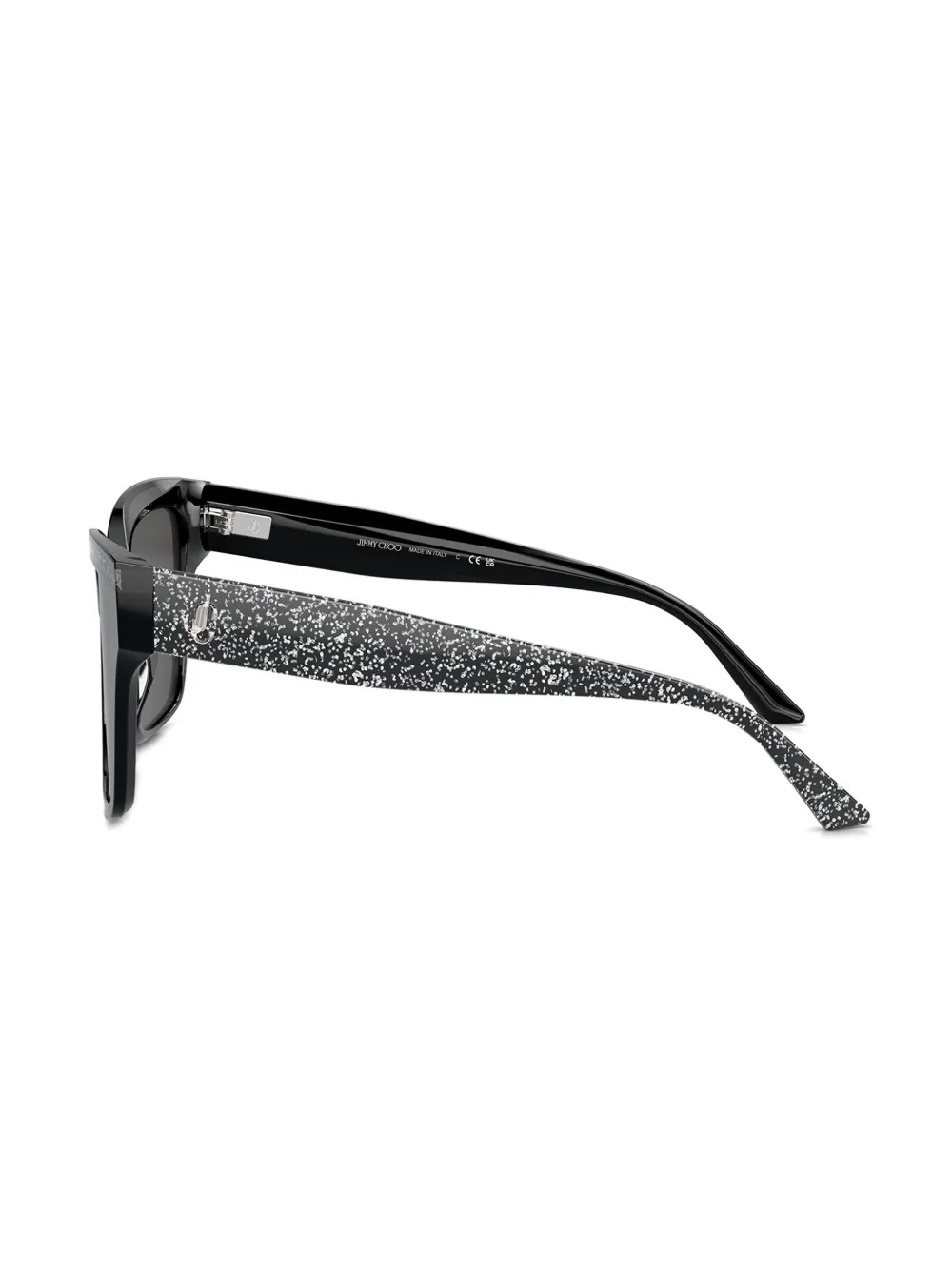Jimmy Choo Eyewear Zonnebril met vierkant montuur Zwart