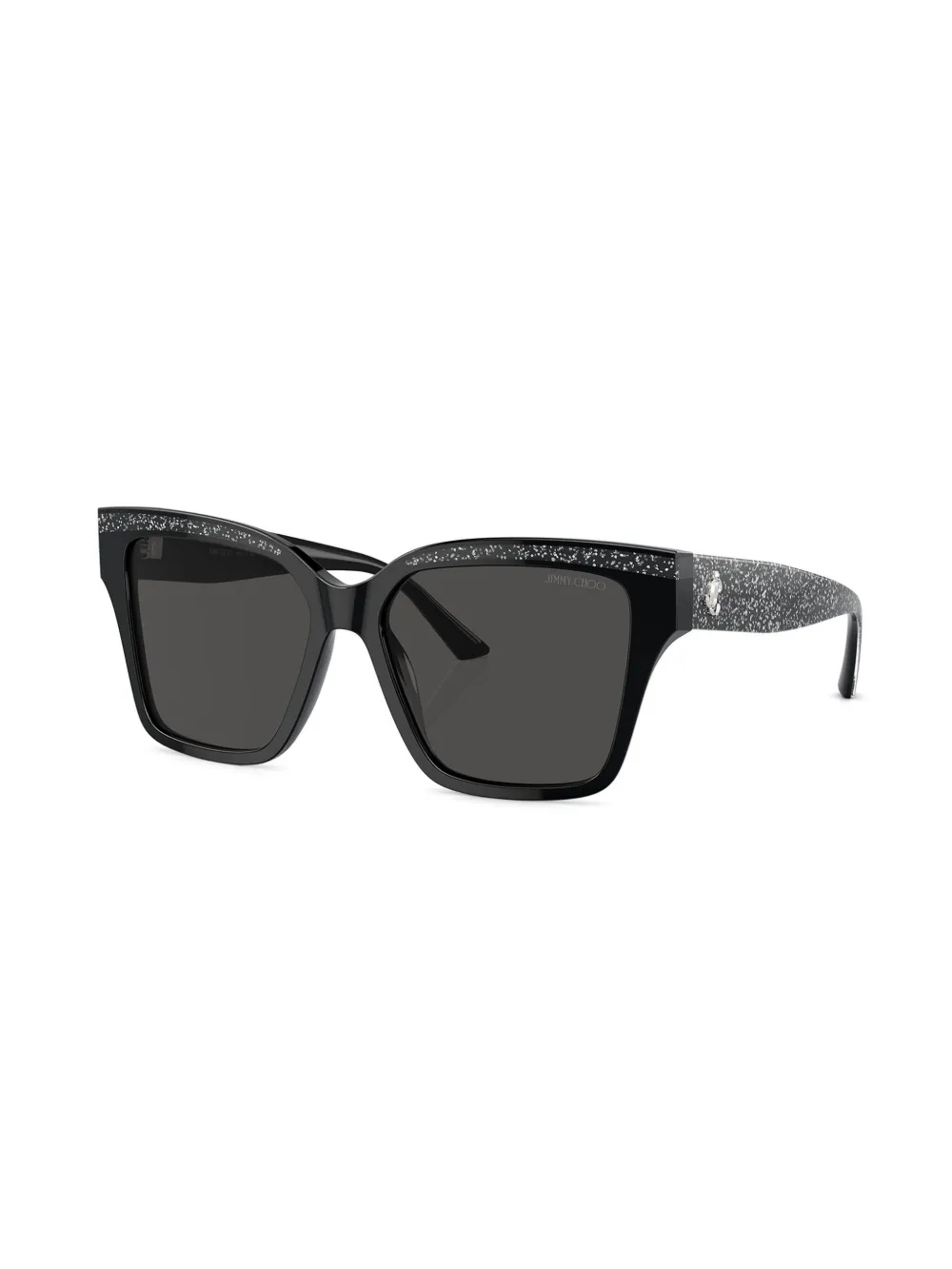 Jimmy Choo Eyewear Zonnebril met vierkant montuur - Zwart