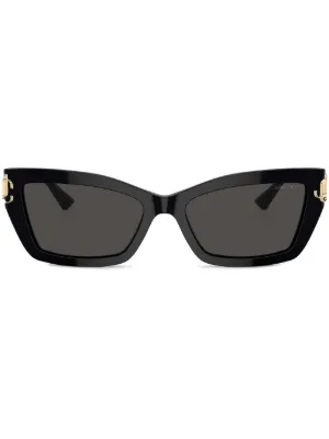 Burberry Eyewear キャットアイ サングラス | ブラック | FARFETCH JP