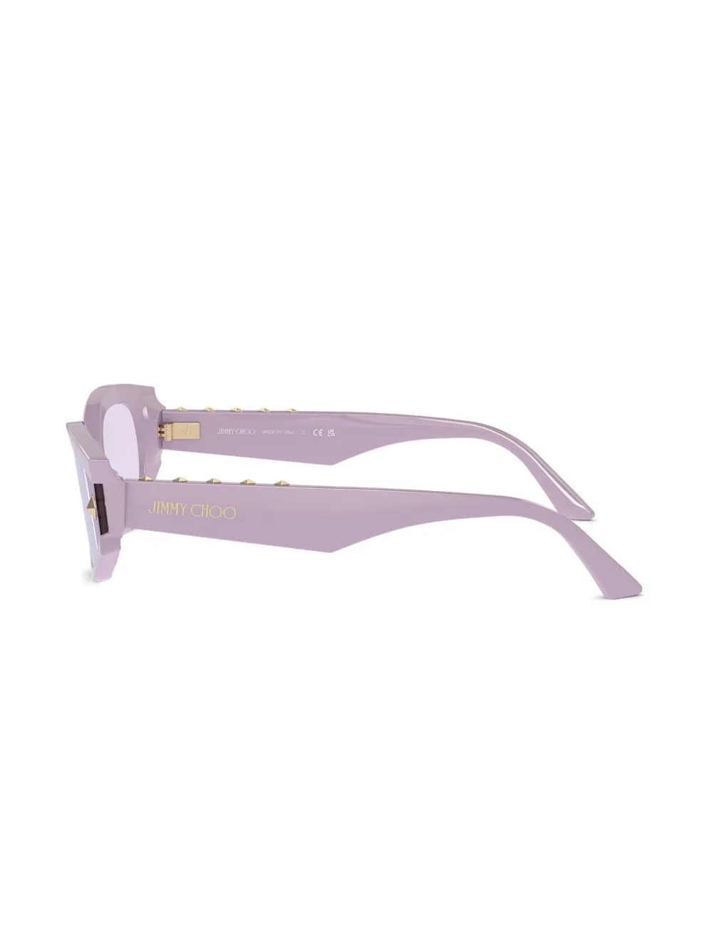 Jimmy Choo Eyewear Zonnebril met cat-eye montuur Paars