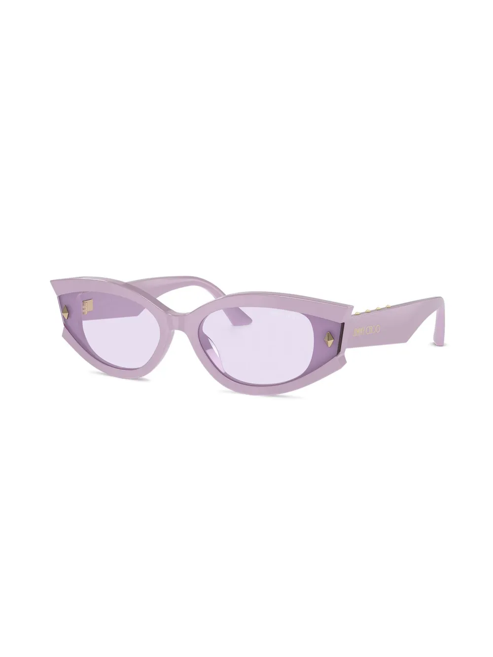 Jimmy Choo Eyewear Zonnebril met cat-eye montuur - Paars