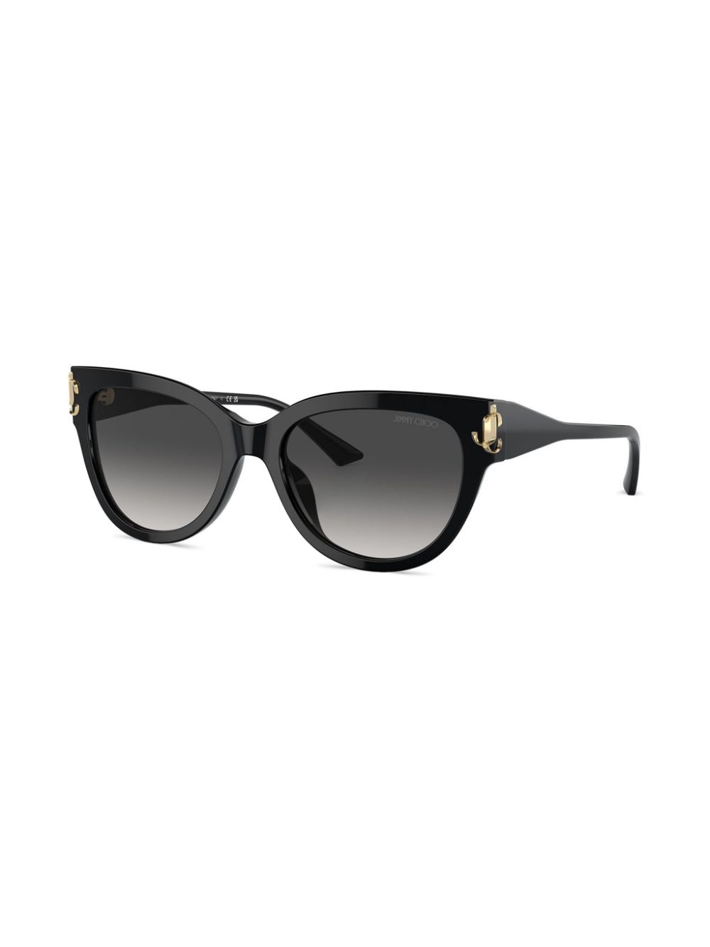 Jimmy Choo Eyewear Zonnebril met logoplakkaat - Zwart