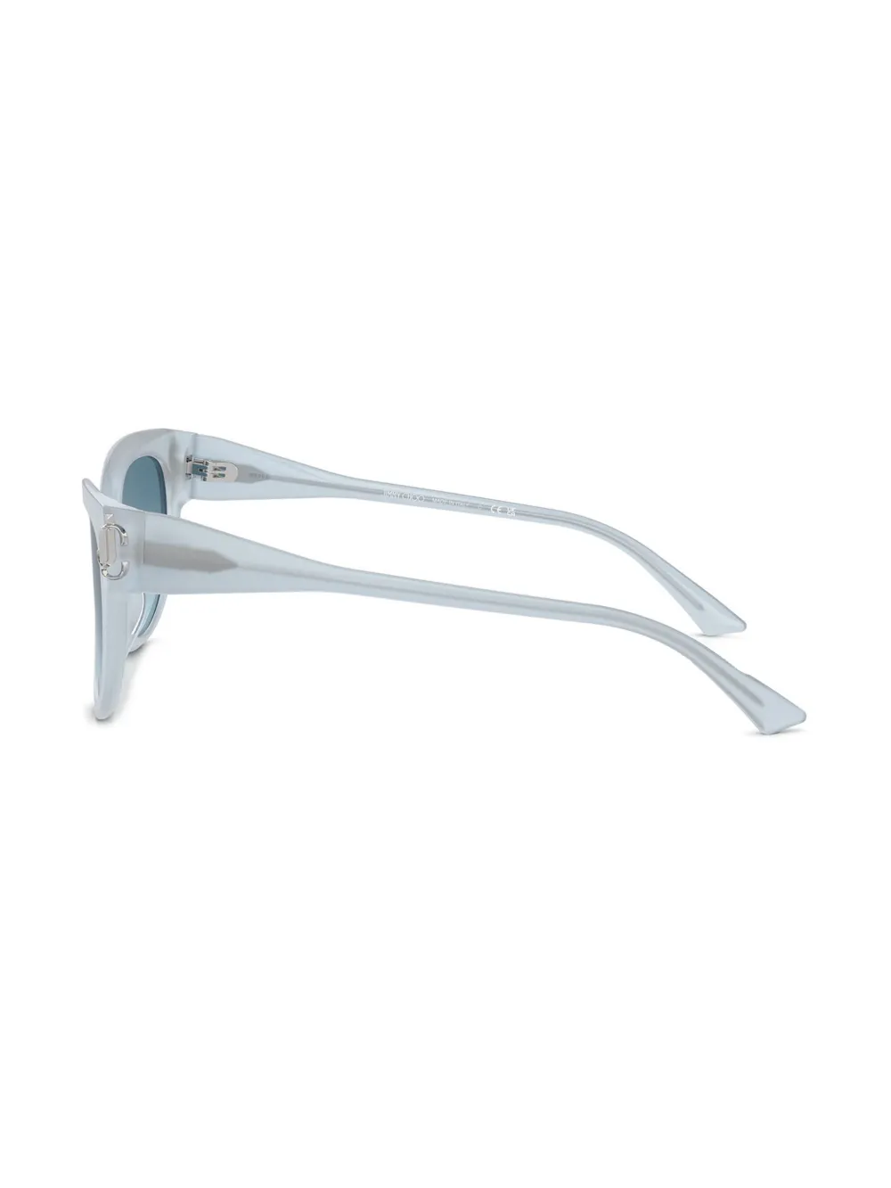 Jimmy Choo Eyewear Zonnebril met logoplakkaat Blauw