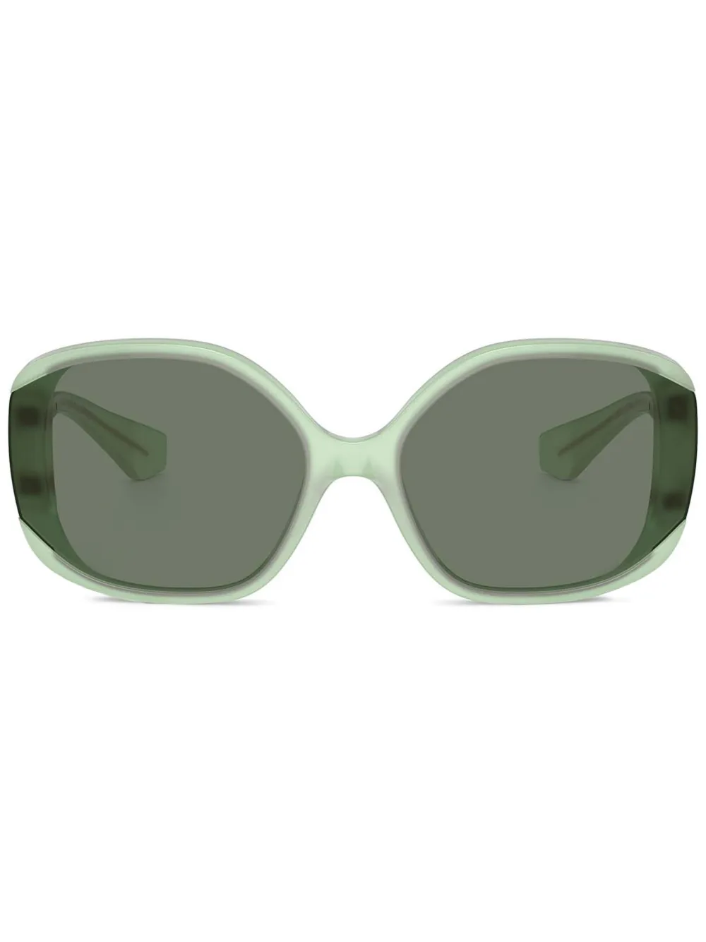 Alain Mikli oversized-frame sunglasses | Green | Image 1