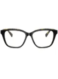 Brunello Cucinelli cat-eye frame glasses - Black