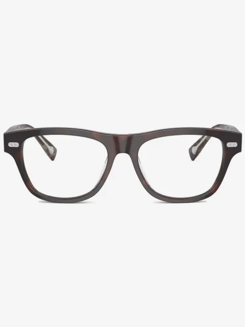 Brunello Cucinelli lunettes de vue rectangulaires