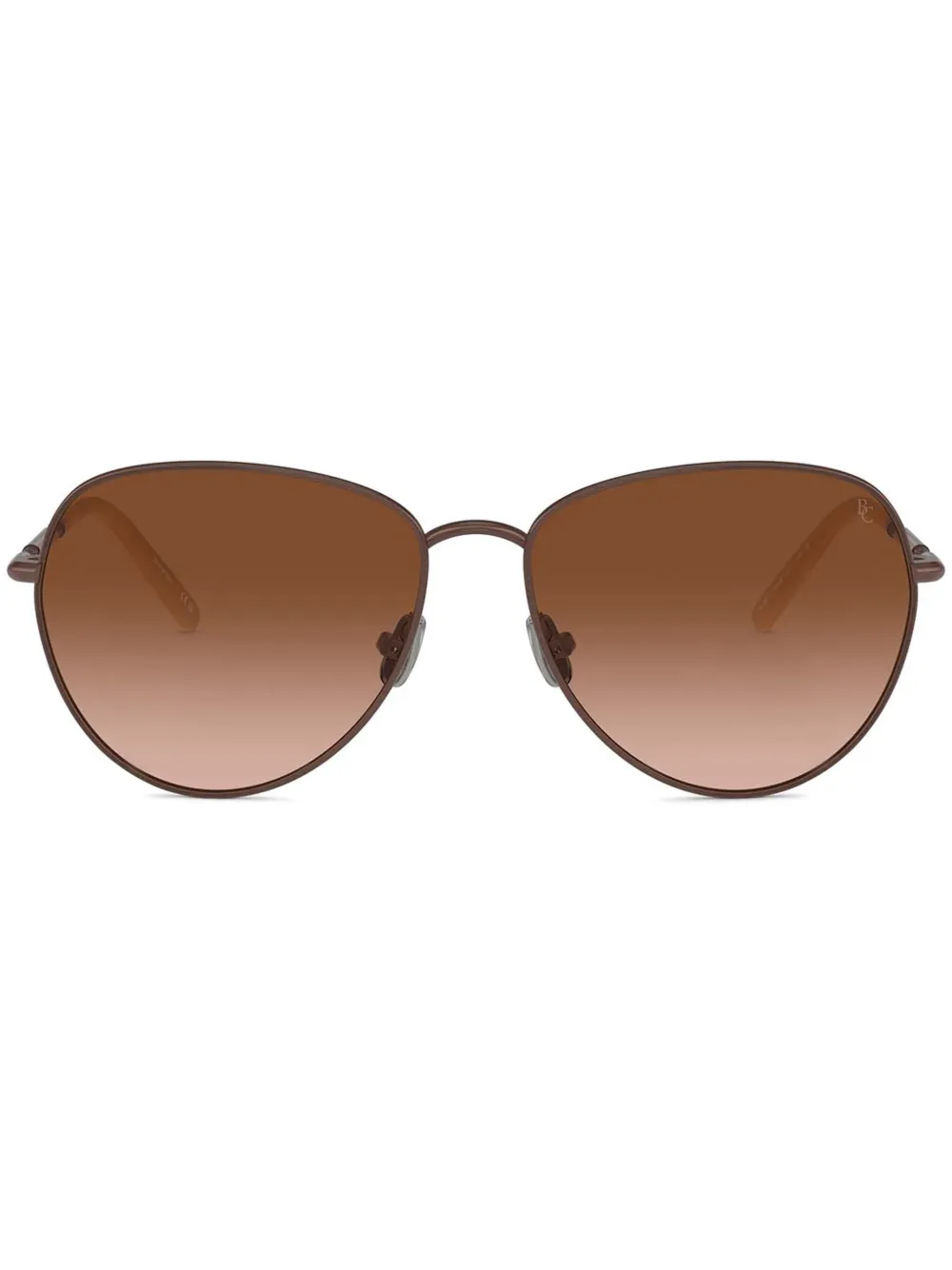Brunello Cucinelli pilot frame sunglasses | Brown | Image 1