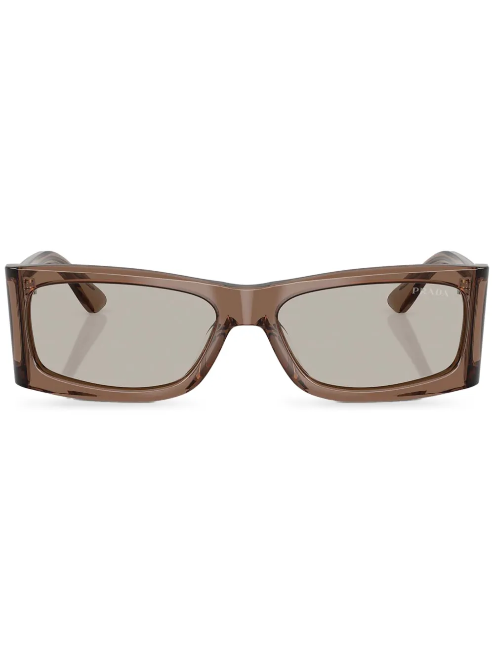 Prada Eyewear Runway zonnebril met getinte glazen Bruin