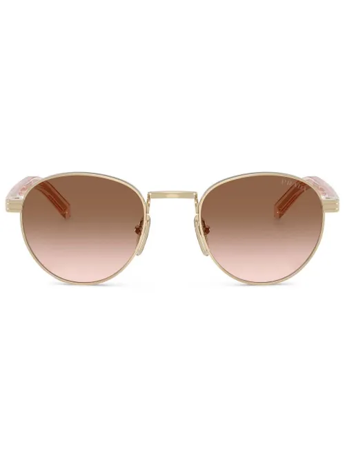Lunettes de soleil à monture ronde - Prada Eyewear - Modalova