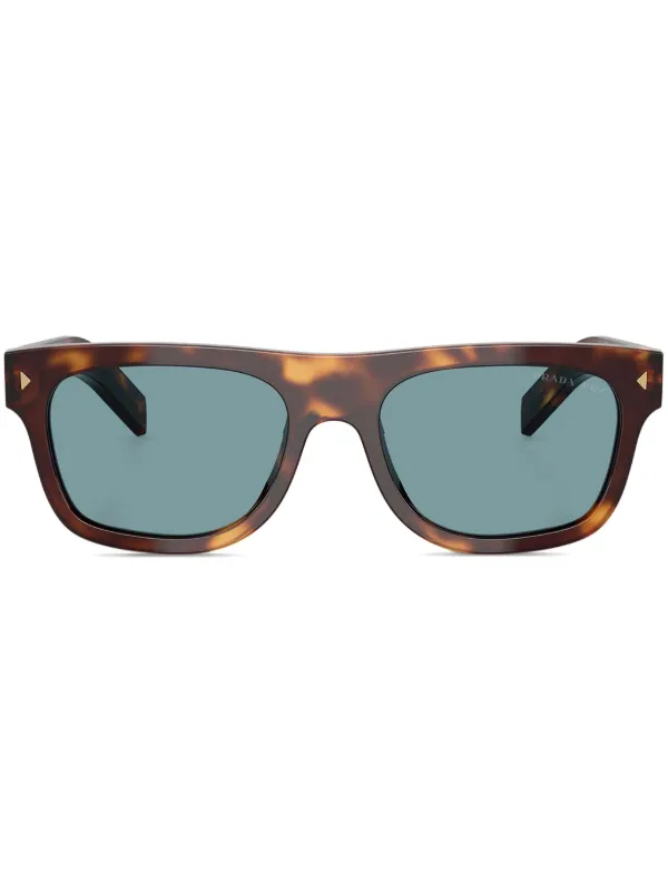 Prada Logo Brown Plastic 1 Eyewear 24750463_56035799_600.jpg main image 3