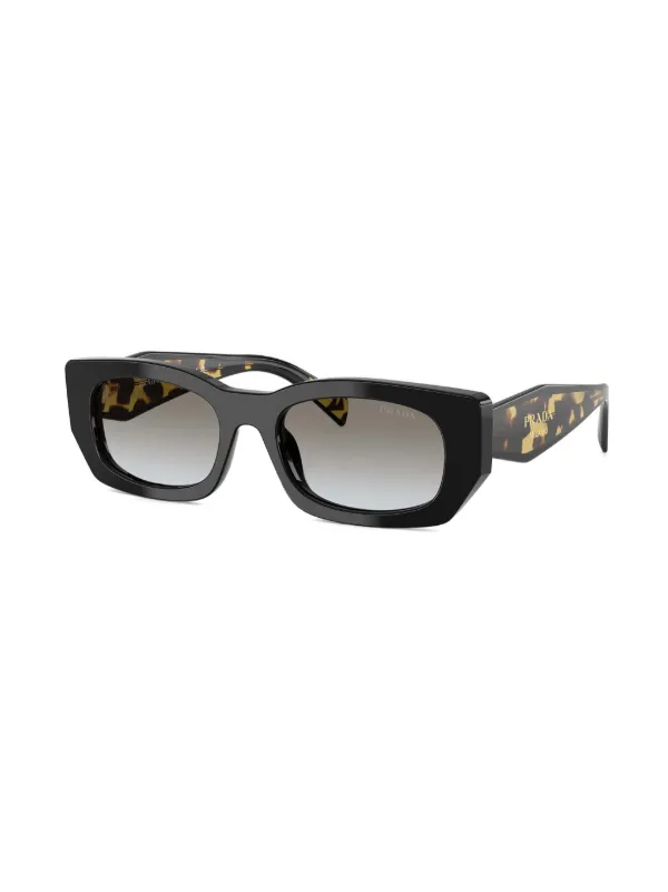 Prada Eyewear トータスシェル サングラス | ブラック | FARFETCH JP