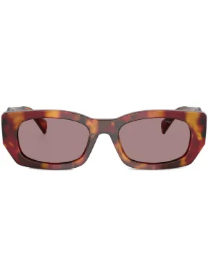 Miu Miu Eyewear トータスシェル キャットアイ サングラス | グリーン