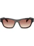Prada Eyewear tortoiseshell-effect sunglasses - Brown