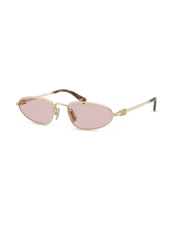 Miu Miu Eyewear オーバルフレーム サングラス Miu Miu Eyewear