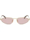 Miu Miu Eyewear oval-frame sunglasses - Gold